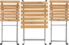 Three identical bistro sets are displayed side-by-side against a white background. Produktbild-Vorschau