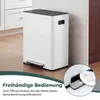 COSTWAY Mülleimer Küche, 60L Mülltrennsystem 2 Fächer, Produktbild-Vorschau 7