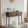 Schreibtisch Walnuss 100x35x80 cm Century Modern Produktbild-Vorschau 6