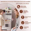 Große Holz Kinderküche Spielküche mit Licht & Sound, Spüle Produktbild-Vorschau 3