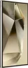 A close-up, angled view of a silver smartphone with an abstract, geometric wallpaper on its screen. Anteprima dell’immagine prodotto