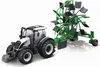Bburago Farm 10 cm Traktor mit Deluxe-Anhänger – Valtra Produktbild-Vorschau 1