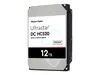 A studio shot of a Western Digital Ultrastar HC520 12TB hard drive. Produktbild-Vorschau