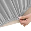 vidaXL Stretch Sofahusse 3-Sitzer Grau Polyester-Jersey -  Produktbild-Vorschau 11