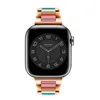 Strap-it Apple Watch Stahl-Harzarmband (Roségold/Bunt) - Produktbild-Vorschau 3