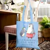 Mr. & Mrs. Panda Einkaufstasche Pinguin mit Kind - Sky Blue Produktbild-Vorschau 4