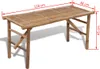 vidaXL Banc de jardin Pliable 118 cm Bambou Voir les images du produit 3