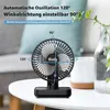 Tischventilator Oszillierend 4500mAh Leise&Starkem Produktbild-Vorschau 5