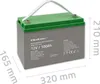 Qoltec QOLTEC 53038 Battery AGM 12V 100Ah Náhled obrázku produktu 14