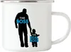 Der Chef Der Echte Chef Emaille Tasse Vatertagsgeschenk Produktbild-Vorschau 1