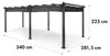 Blumfeldt Pavillon altánok, 3x6 m, kovový altánok z Náhľad obrázku produktu 9