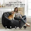okwish Wellenform Zweisitzer Sofa Skulpturales Design Produktbild-Vorschau 3
