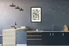 MuchoWow® Gerahmtes Poster Grün - Muster - Farbe - Abstrakt Produktbild-Vorschau 2