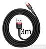 Baseus CALKLF-R91 lightning kábel 3 m červený, čierny Náhľad obrázku produktu 17