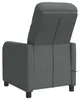 Sillón de masaje y relax, color gris oscuro, tapizado en Vista previa de la imagen del producto 4