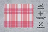 MuchoWow® Mauspad Mousepad Kariert - Rosa - Muster 23x19 cm Produktbild-Vorschau 2
