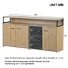 STILVORA Sideboard mit drei Türen und drei Schubladen, Produktbild-Vorschau 7