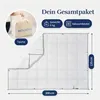 2in1 Gewichtsdecke 135x200 9 kg Bettdecke + Therapiedecke Produktbild-Vorschau 8