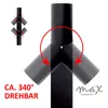 Deckenleuchte schwenkbar schwarz Deckenstrahler Wandleuchte Produktbild-Vorschau 8