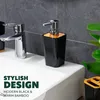 dispenser di sapone bremermann CALVI in bambù e plastica | Anteprima dell’immagine prodotto 2