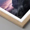 Gerahmtes Poster - Rahmen in heller Eiche - Gipfel Wolken Produktbild-Vorschau 2