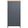 VidaXL 288949, Grau, Garderobe, 1 Regale, 2 Tür(en), Grau, Produktbild-Vorschau 9