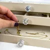 Intirilife Schmuckkästchen mit 3 Schubladen in Beige - 23.5 Produktbild-Vorschau 5