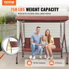VEVOR 3-Sitzer-Terrassenschaukelstuhl, Hollywoodschaukel, Produktbild-Vorschau 2