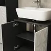 Waschbeckenunterschrank Vicco Edge Schwarz 60 x 57 cm mit 2 Produktbild-Vorschau 5