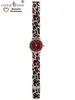 Damen Armbanduhr Leo Leopard animal print Edelstahl Produktbild-Vorschau 5