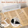 COSTWAY Barrière de lit pliable, Barrière de sécurité pour Voir les images du produit 2