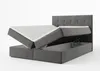 AX LIVING Stauraum Boxspringbett Grau 140x200 cm Geceteni Produktbild-Vorschau 3