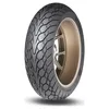 A motorcycle tire mounted on a gold rim, shown against a white background. Podgląd zdjęcia produktu