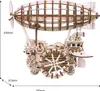 Puzzle 3D Airship, ROKR, Lemn, 349 piese Podgląd zdjęcia produktu 7