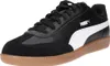 A black Puma sneaker with white accents and a gum sole is shown against a white background. Produktbild-Vorschau