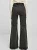 Urban Classics - Damen Vintage Flared Jeans BLACK WASHED Produktbild-Vorschau 3