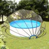 vidaXL Cupola per piscina 440x220 cm Anteprima dell’immagine prodotto 12