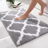 Rutschfeste Badematte, Badezimmerteppich, Hochflor Produktbild-Vorschau 1