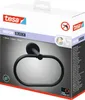 tesa 40623-00000-00 tesa Handtuchhalter MOON schwarz, matt Anteprima dell’immagine prodotto 3