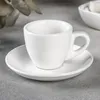 Wilmax Espressotassen 75 ml Weiß Porzellan mit Untertassen Produktbild-Vorschau 5