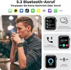 Smartwatch Damen Herren, 1.83" HD Fitness Tracker mit Produktbild-Vorschau 2