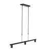 Hängeleuchte, 3-Flammig, schwarz, grün, L 120 cm Produktbild-Vorschau 2