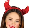 Teufelin Kostüm Kinder - Teulel Kostüm Mädchen rot-schwarz, Produktbild-Vorschau 2
