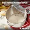 AREBOS Küchenmaschine 1500 W | 6 L Edelstahl | Rühr-, Produktbild-Vorschau 9