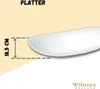 Wilmax Servierplatte 33 x 18.5 cm aus Porzellan, Weiß Produktbild-Vorschau 4