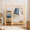 Relaxdays, appendiabiti per bambini, in legno di pino, con Anteprima dell’immagine prodotto 3
