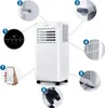 A portable air conditioner with various features highlighted by numbered callouts. Podgląd zdjęcia produktu