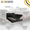 A diagram illustrating the features of a bed. Produktbild-Vorschau