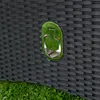 Chaise de jardin en poly rotin réglable Fauteuil relax noir Voir les images du produit 4