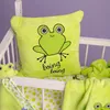 Milk&Moo Cacha Frog Baby Dekokissen mit Füllung, Baby & Produktbild-Vorschau 2
